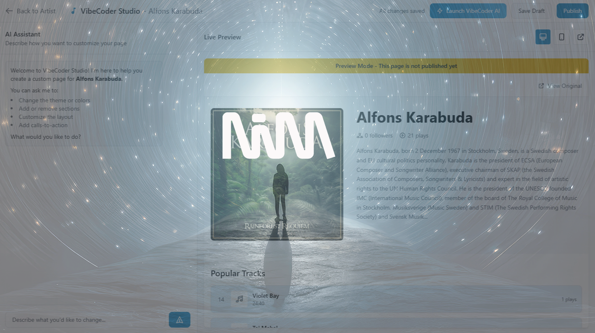 AI assistants are the new gatekeepers for music discovery. And 99% of the creators don't exist in their recommendations...